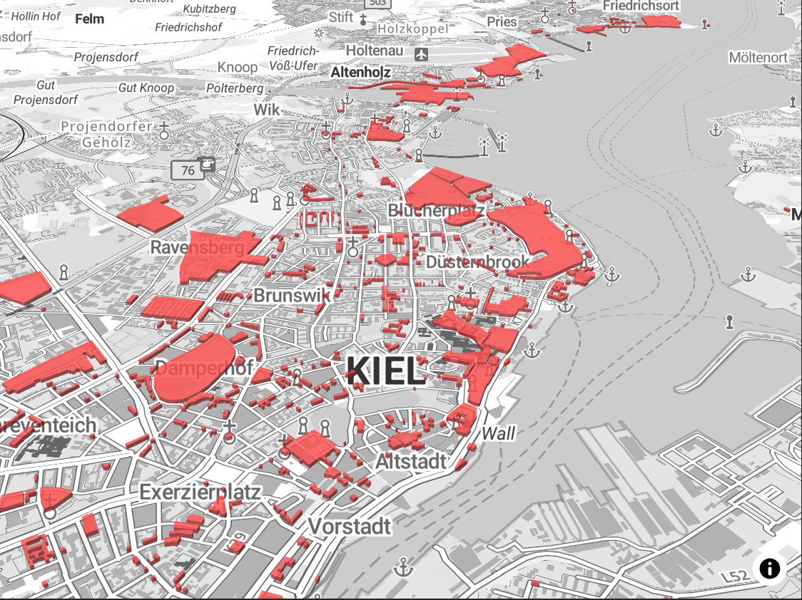 Stadt Kiel Map