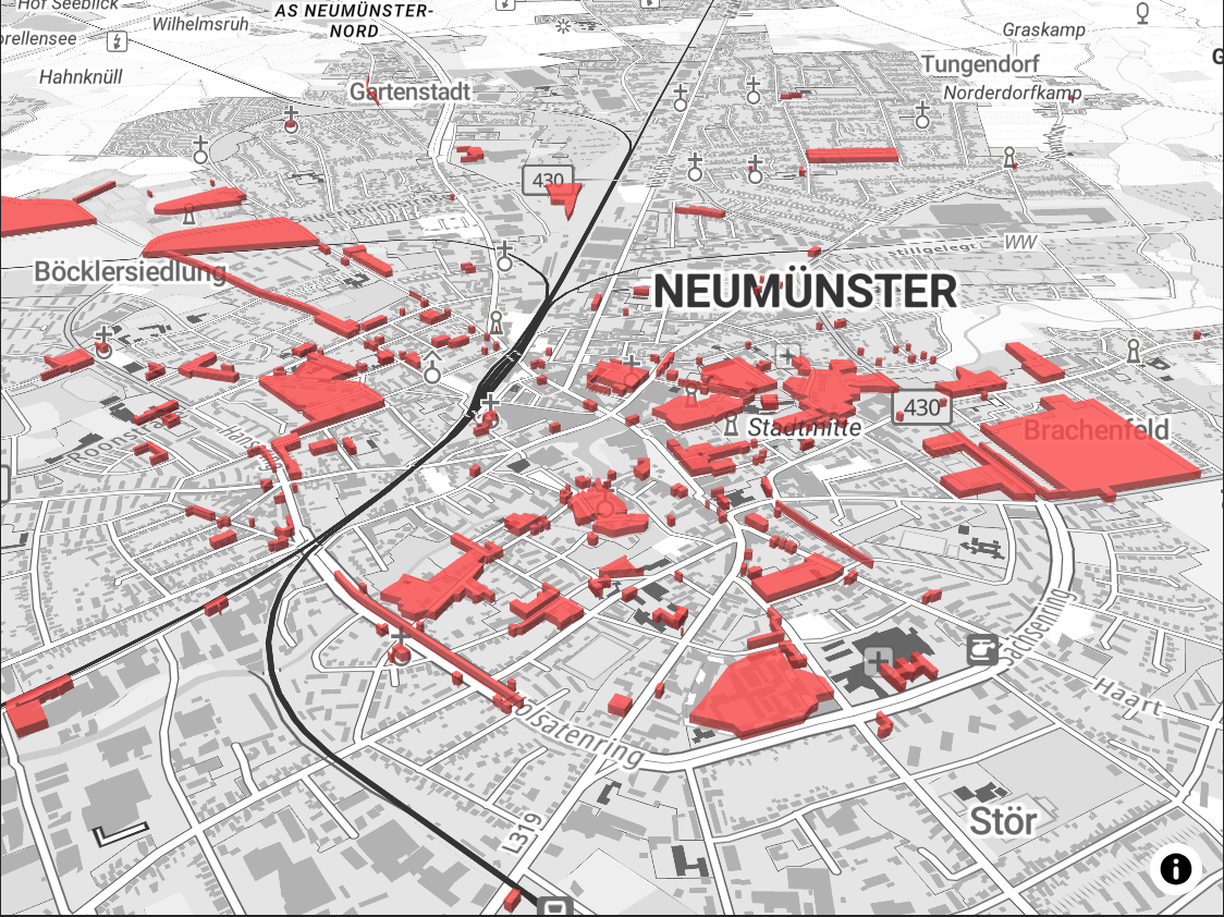 Stadt Neumünster Map