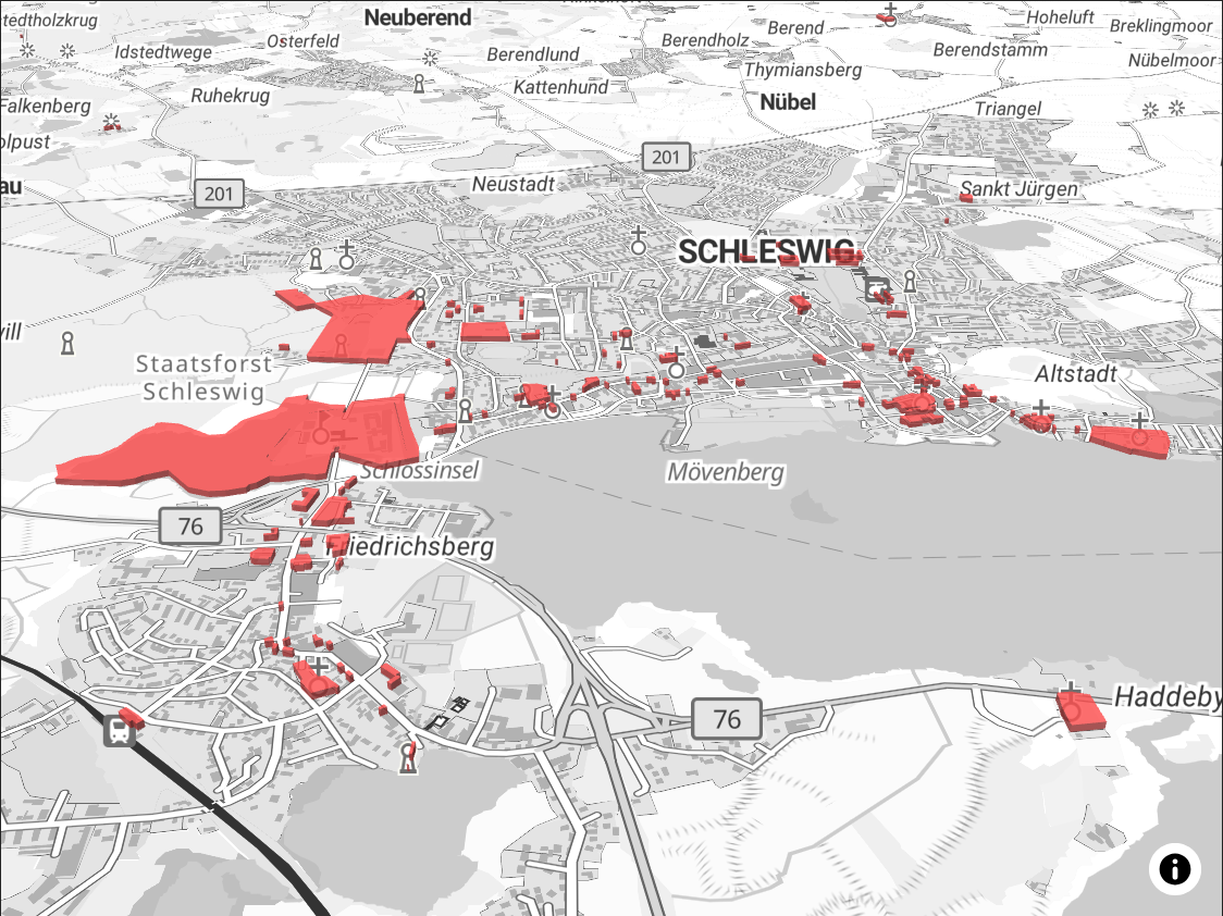 Kreis Schleswig-Flensburg Map