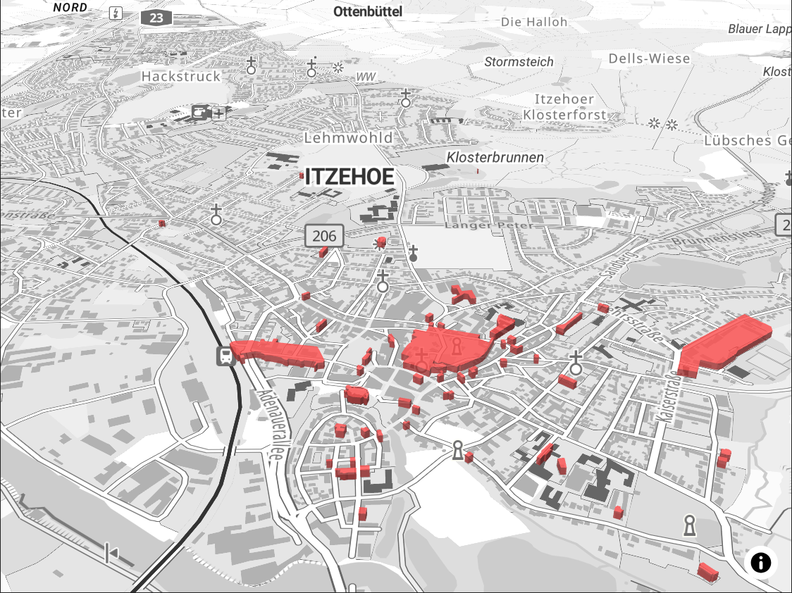 Kreis Steinburg Map